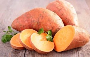 البطاطا الحلوة:البرتقالية